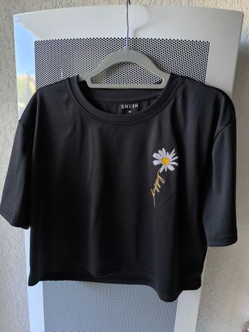 Croc top noir Shein T38