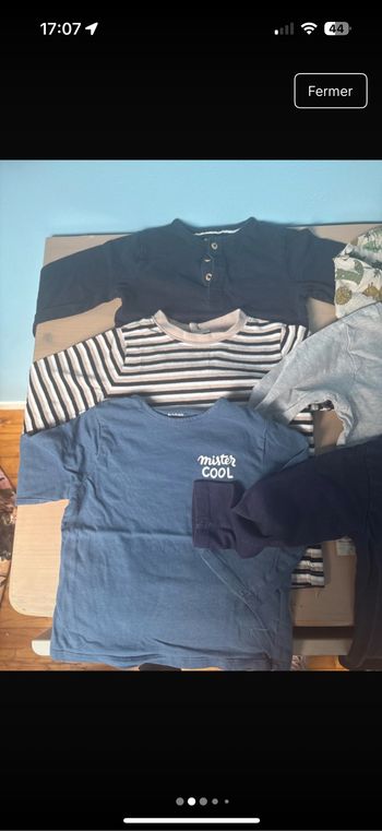 6 Tee shirts manche longue