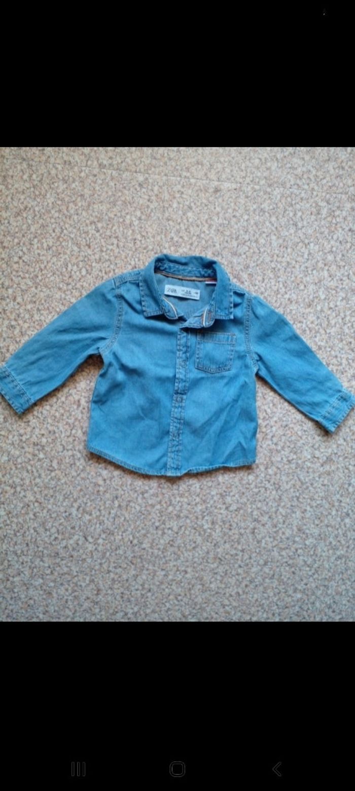 Chemise en jean léger