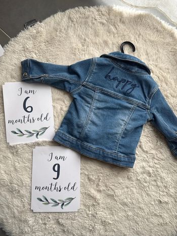 Veste en jeans Happy 6 9 mois