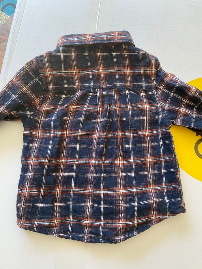 Sur-chemise à carreaux 6mois tape à l’œil - photo numéro 3