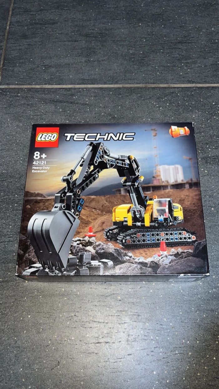 [NEUF] Lego Technic 42121 – Pelleteuse Lourde – 569 pièces, 2-en-1, Rare, boîte scellée