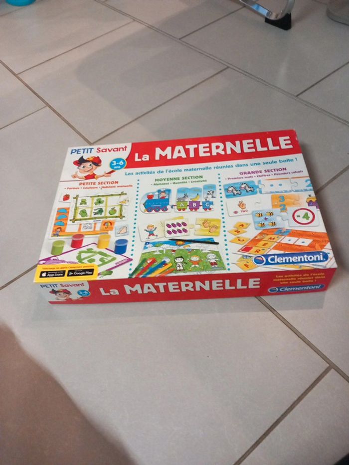 Jeu d'apprentissage La maternelle