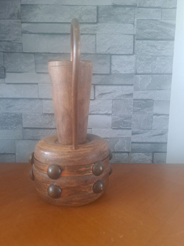 Soliflore vintage En bois - photo numéro 4