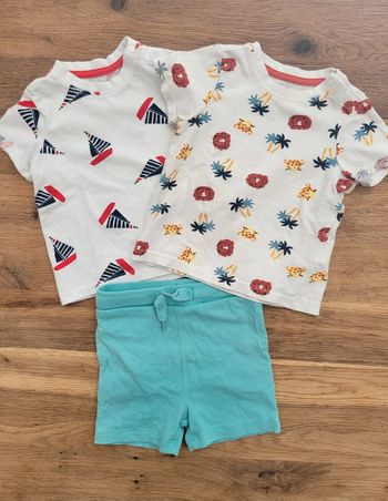 Ensemble short et t-shirt manches courtes - 9mois