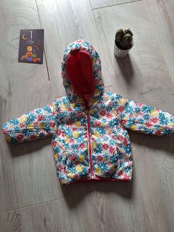 Manteau bébé fille 12 mois réversible