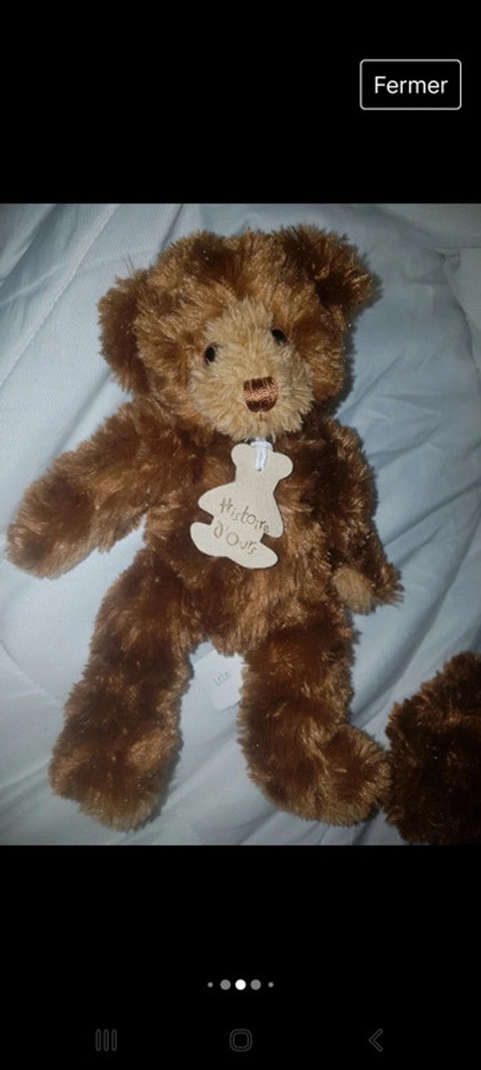 Ours en peluche teddy bear vintage
Histoire d'ours 22 cm - photo numéro 2