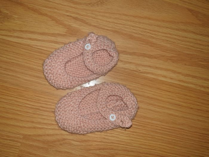 Chausson ballerines laine