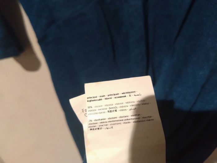 Robe cache coeur bleu canard  L - photo numéro 6