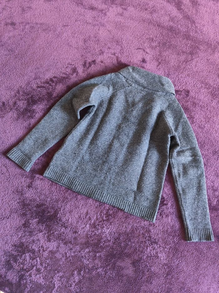 Gilet garçon gris laine cachemire Monoprix 8 ans - photo numéro 2