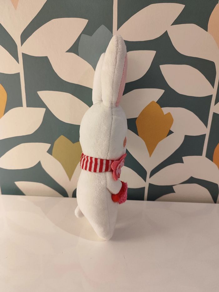 Doudou peluche lapin dpam - photo numéro 2