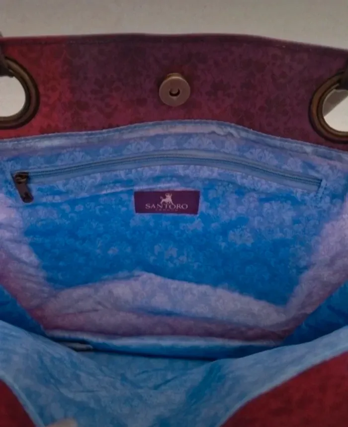 Neuf jolie sac fourre tout santoro - photo numéro 6