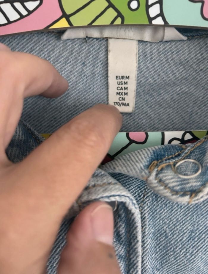 Chemise en jeans bleu H&M taille M - photo numéro 10