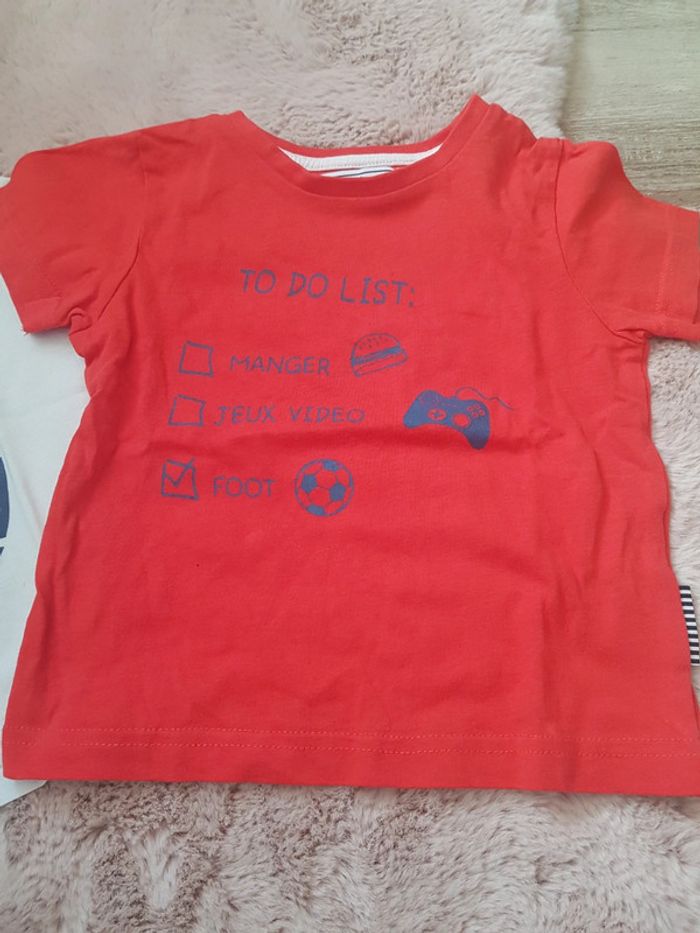 Lot de 2 tee shirts garçon 3 ans - photo numéro 2