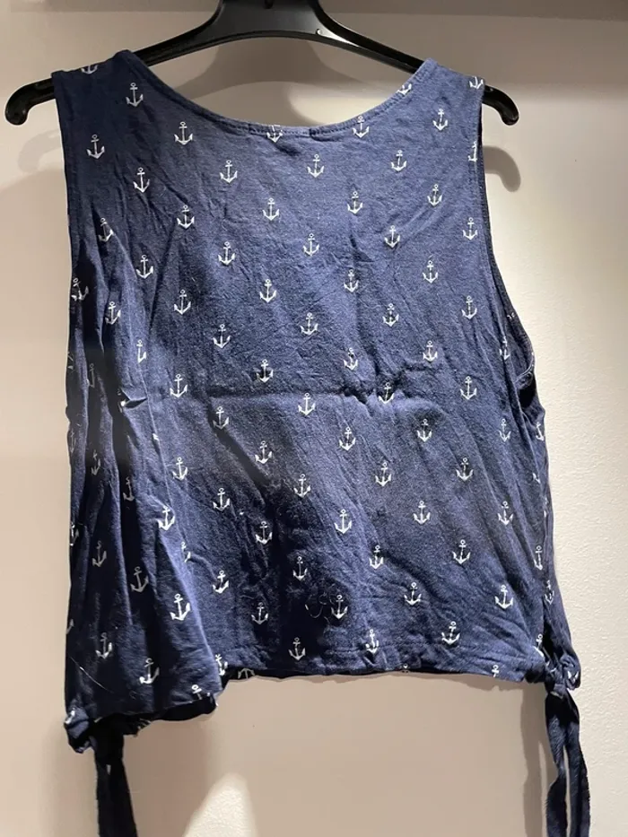 Lot débardeur et jean noir taille S - M - photo numéro 5