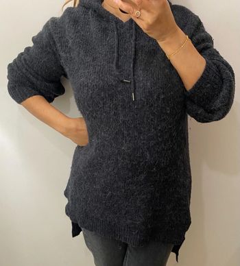 Superbe Pull Doux Long Avec Capuche Taille M