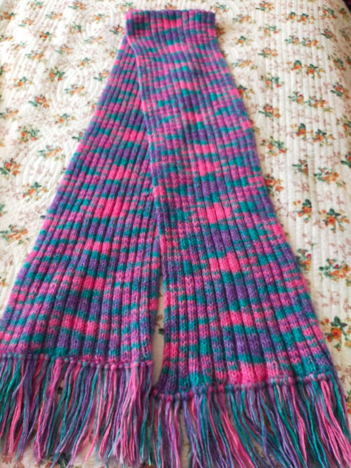 Écharpe multicolore