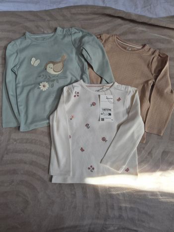 3 tee shirts neuf c&a
