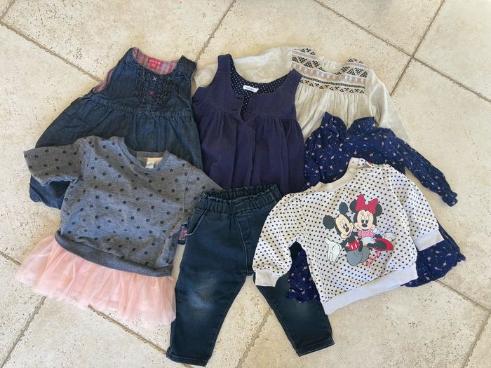 Lot de vêtements hiver fille 12 mois bout'chou catimini