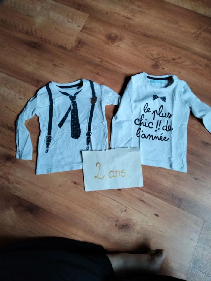 Lot tee-shirts manches longues