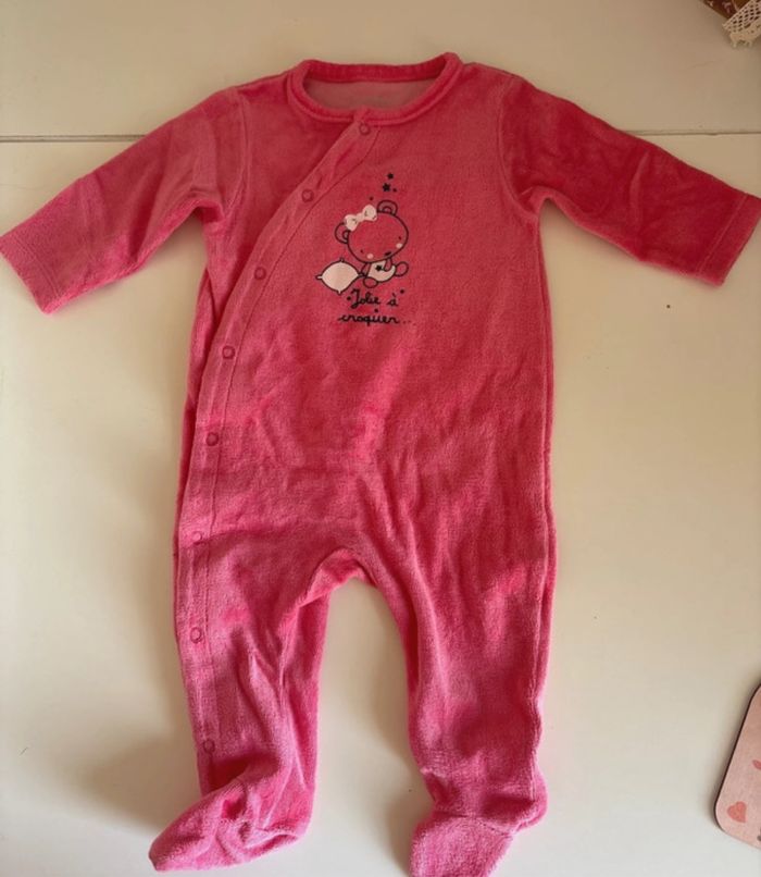Pyjama bébé fille rose - photo numéro 3