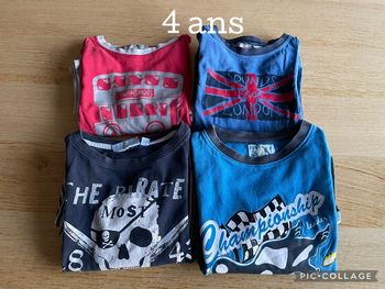 Lot 4 pyjamas légers 4 ans