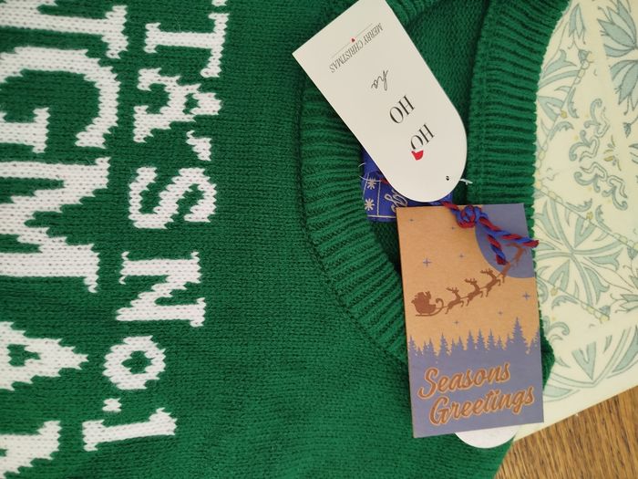 Pull moche de Noël homme taille.S vert - photo numéro 4