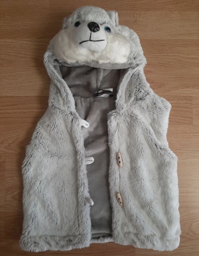 Gilet tête de loup