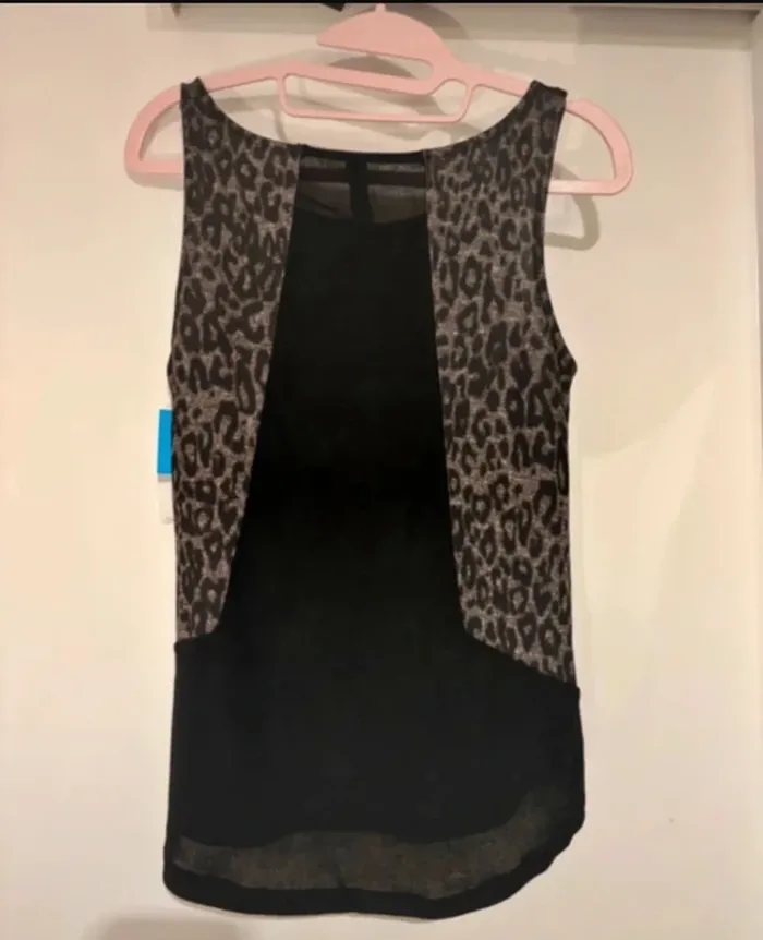🌟 Débardeur noir léopard Desigual – taille XS – Neuf - photo numéro 5