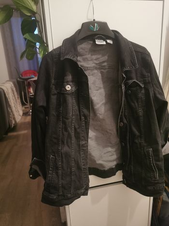 Veste jean noir XL