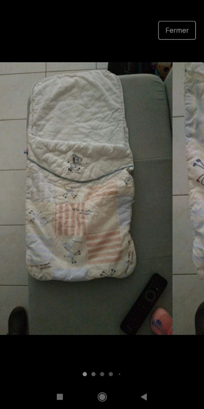 Gigoteuse turbulette sucre d orge 6 mois