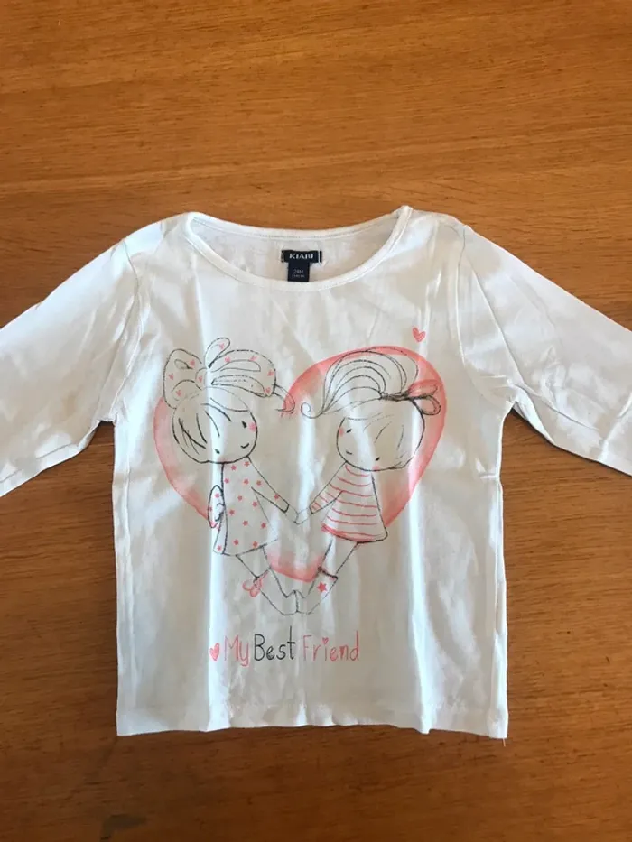Lot 6 t-shirt manches longues 2 ans - photo numéro 9