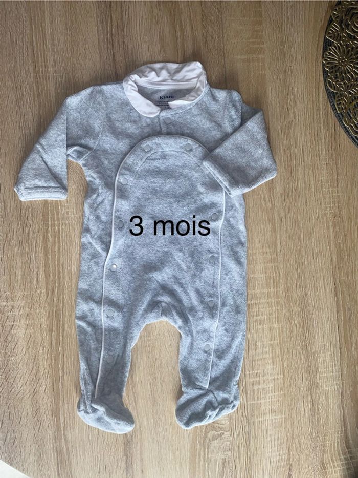 Pyjama chaud - taille 3 mois