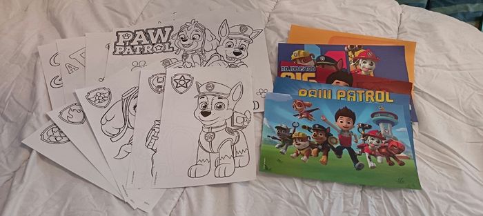 Ensemble activités dessins, autocollants, puzzle et autres Pat Patrouille - photo numéro 4