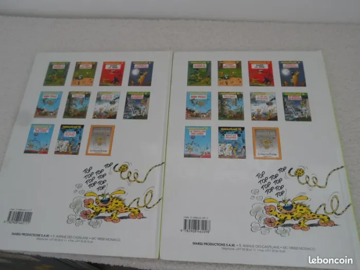 4 livres marsupilami 1 3 4 7 bien LIRE - photo numéro 4