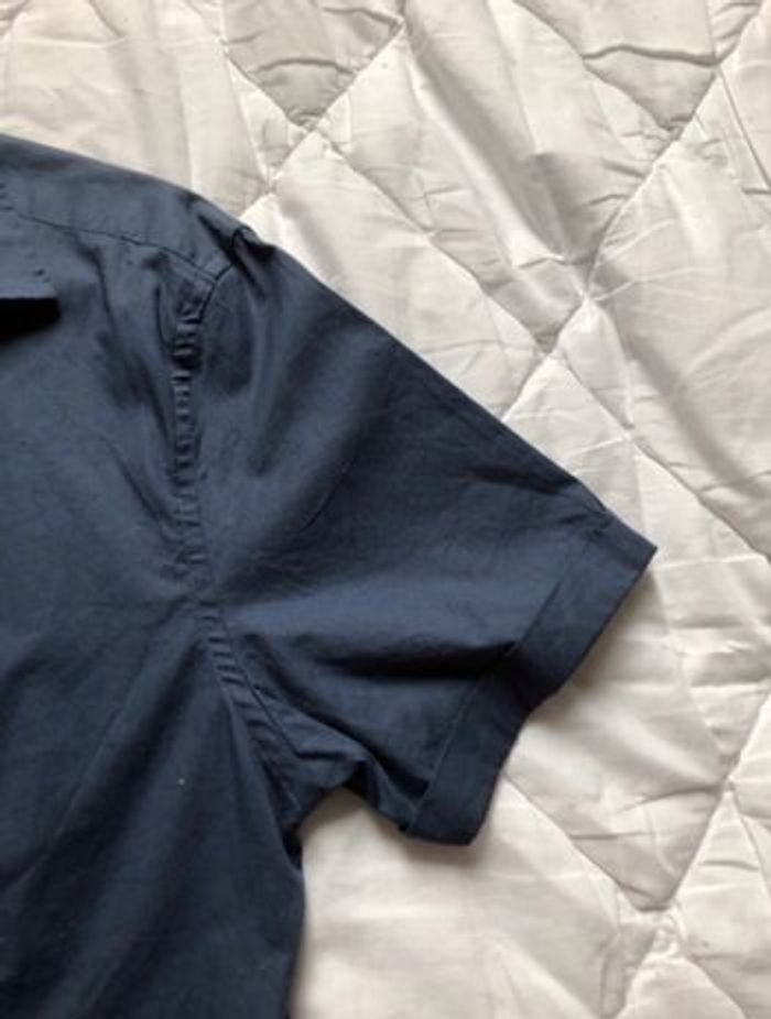 Chemise manches courtes bleu - photo numéro 3