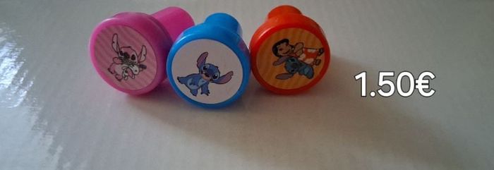 Stitch lot de 3 tampons
