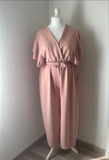 Combinaison fluide rose poudré