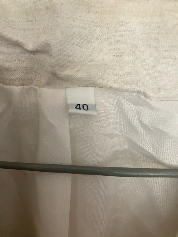 Blazer écru taille 40 - photo numéro 7