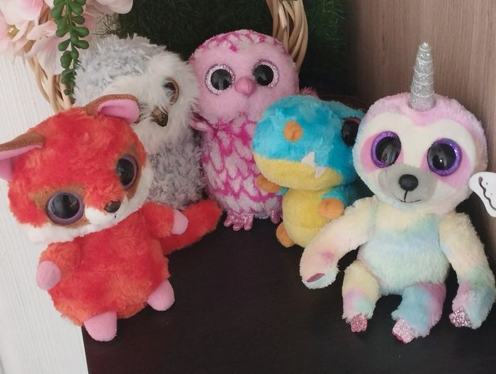 Lot de 5 peluches yoohoo & Friends + ty