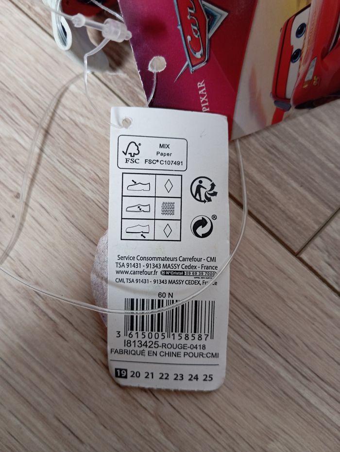 Botte de pluie neuve Cars taille 19 - photo numéro 4