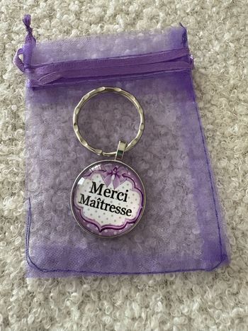 Porte clés pour maîtresse