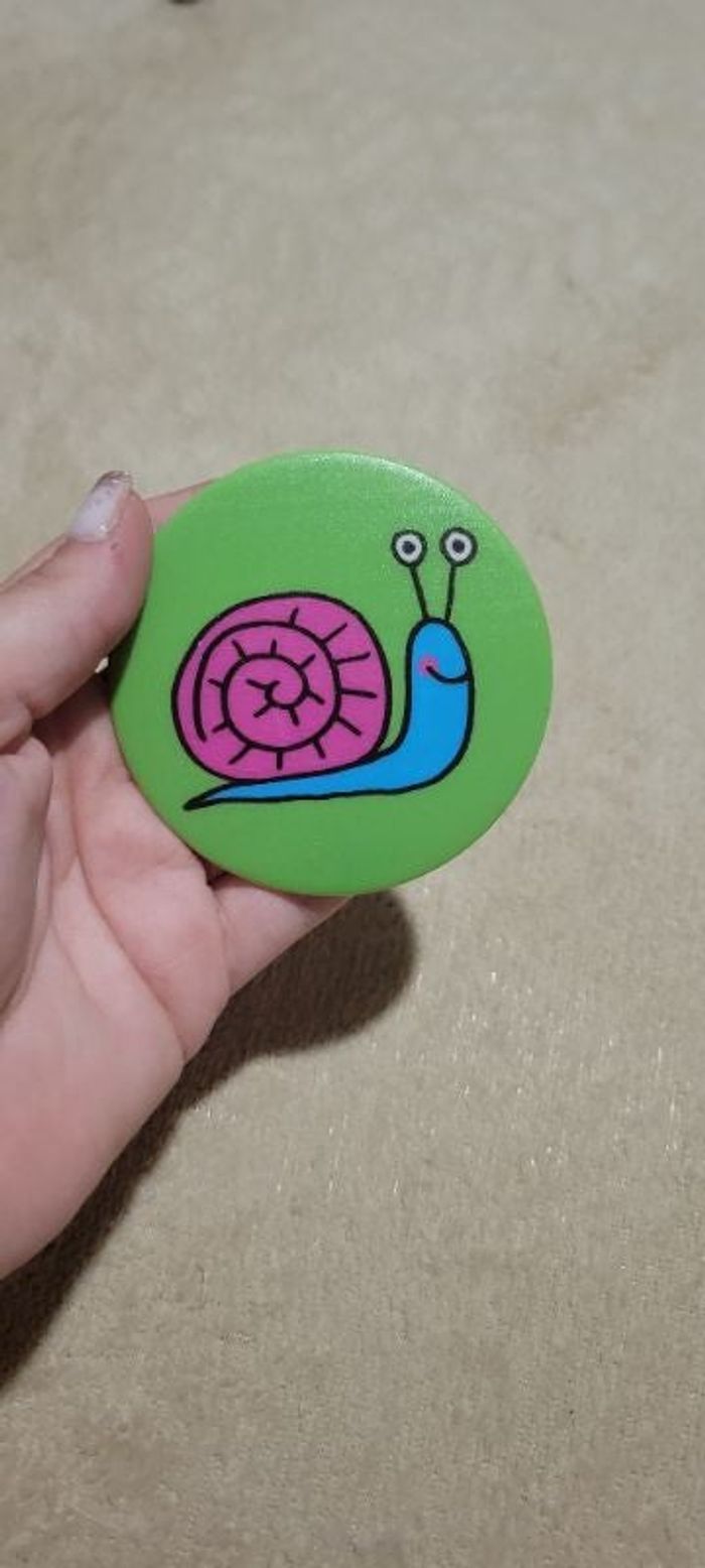 Broche enfant escargot