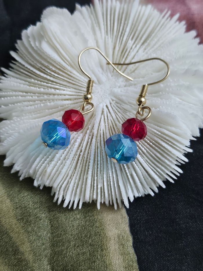 Boucles d oreilles avec perles