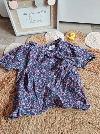 Chemise à motif petite fleurs