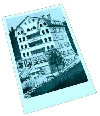 Carte postale ancienne (Autriche) Pörtschach Wörther See Hôtel pension Germania