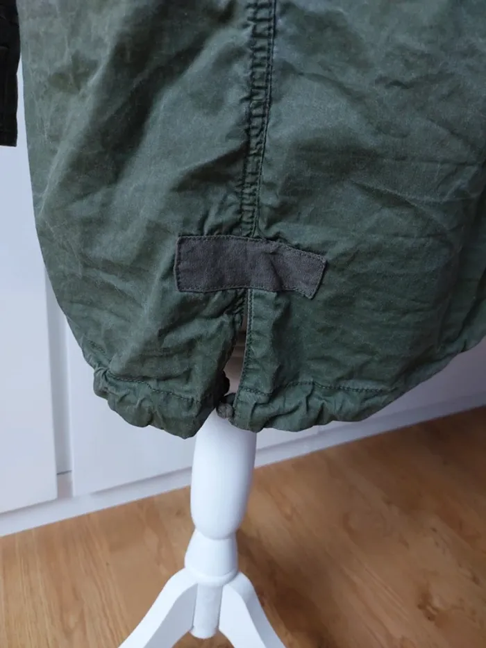 Parka non doublée kaki en coton - photo numéro 11