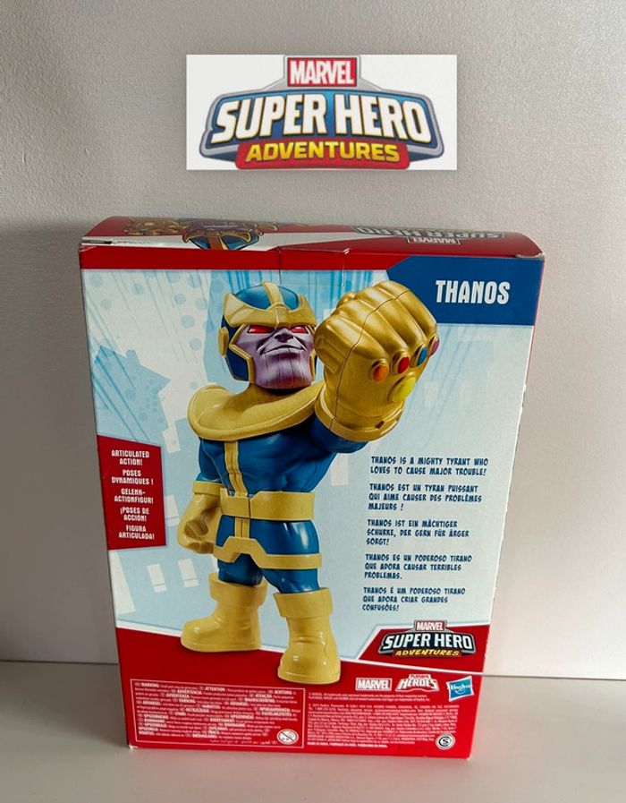 Avengers Marvel Super-Hero Adventures Figurine: Thanos ( Neuf sceller) - photo numéro 8