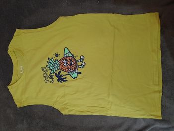 Débardeur ananas jaune 12ans