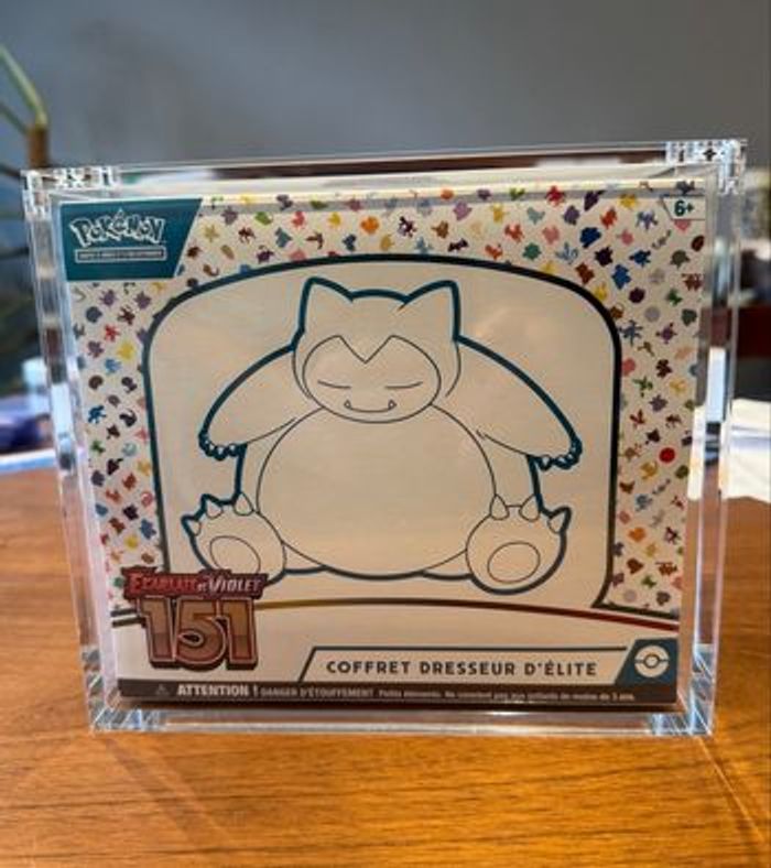 3 protections acryliques aimantées pour ETB Pokémon